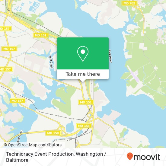 Technicracy Event Production, 4256 North Point Rd map