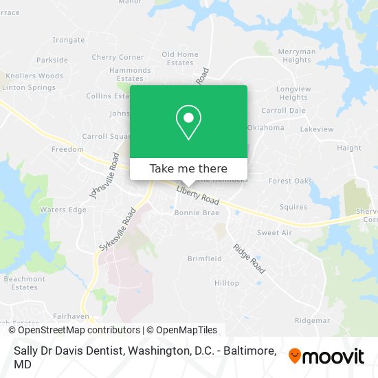 Mapa de Sally Dr Davis Dentist