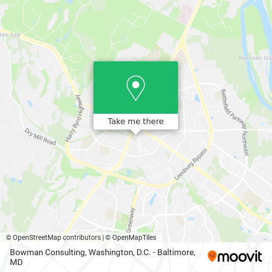 Mapa de Bowman Consulting