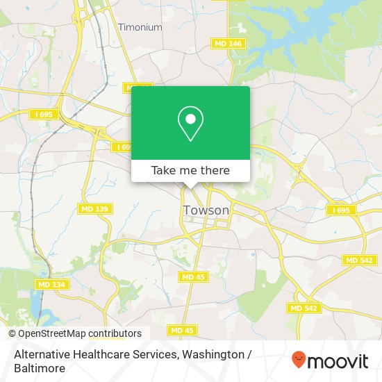 Alternative Healthcare Services, 724 York Rd map