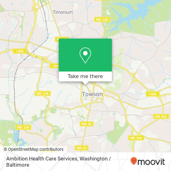 Ambition Health Care Services, 724 York Rd map