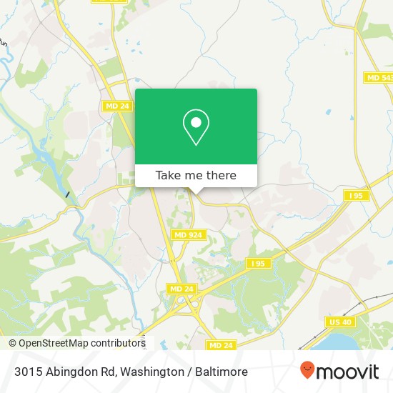 3015 Abingdon Rd, Abingdon, MD 21009 map