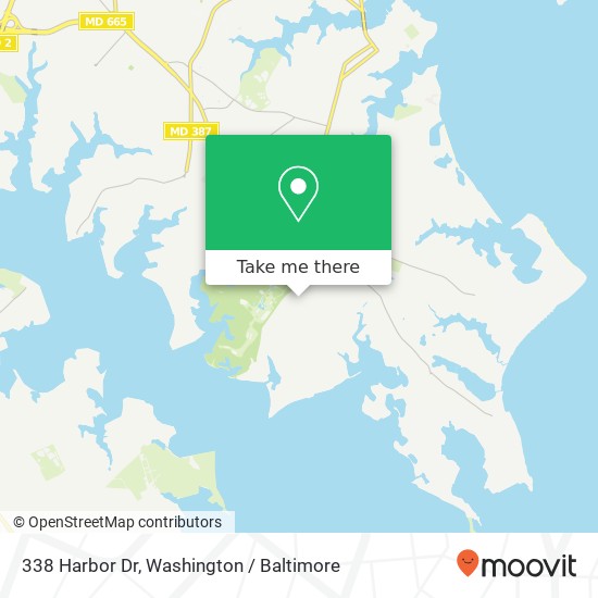 338 Harbor Dr, Annapolis, MD 21403 map