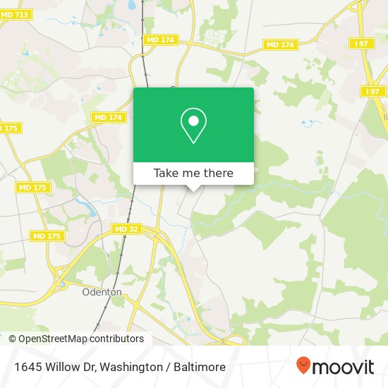 1645 Willow Dr, Severn, MD 21144 map