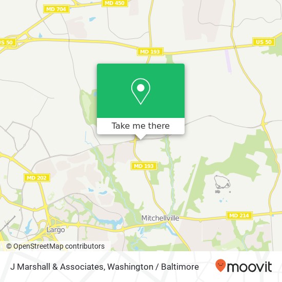J Marshall & Associates, 11721 Woodmore Rd map