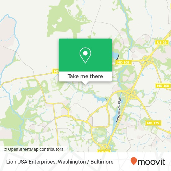 Mapa de Lion USA Enterprises, 5013 Castle Moor Dr