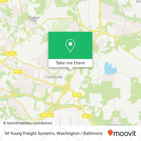 M Young Freight Systems, 3015 Kaverton Rd map