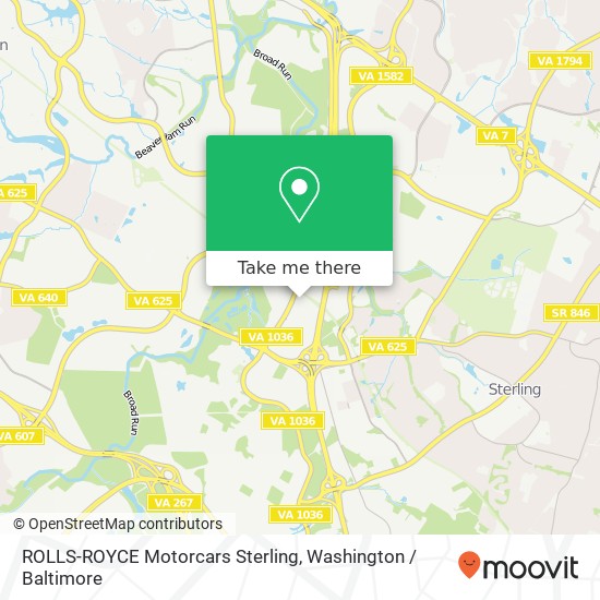 Mapa de ROLLS-ROYCE Motorcars Sterling, 21826 Pacific Blvd