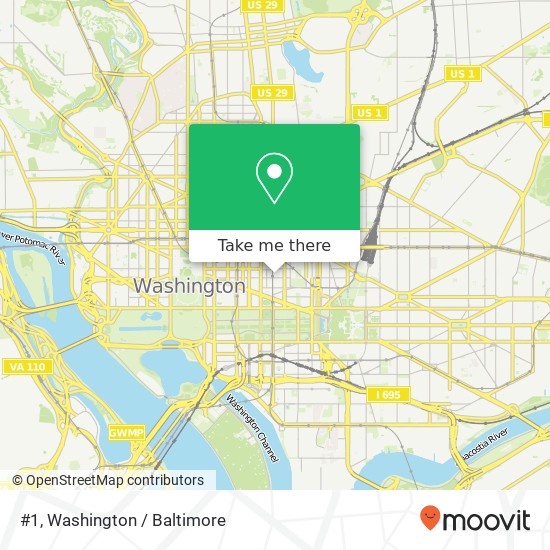 Mapa de #1, 509 7th St NW #1, Washington, DC 20004, USA