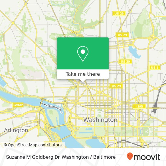 Suzanne M Goldberg Dr, 2029 Q St NW map