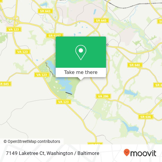 7149 Laketree Ct, Fairfax Station, VA 22039 map