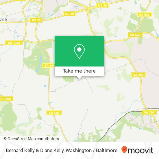 Mapa de Bernard Kelly & Diane Kelly, 12504 Popes Head Rd