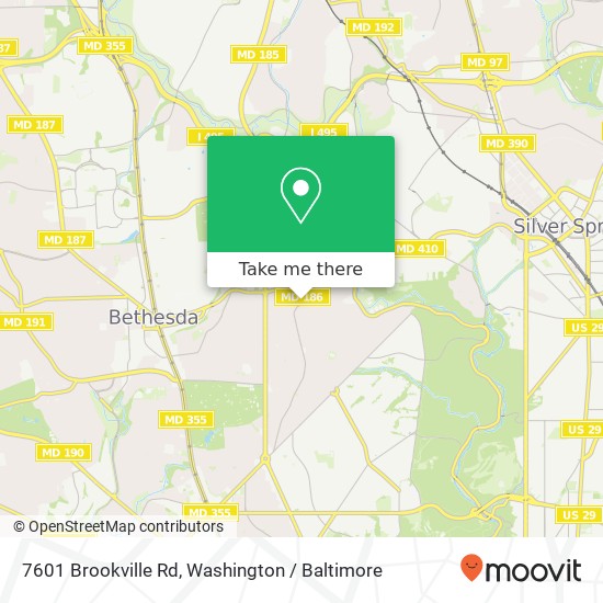 7601 Brookville Rd, Chevy Chase, MD 20815 map