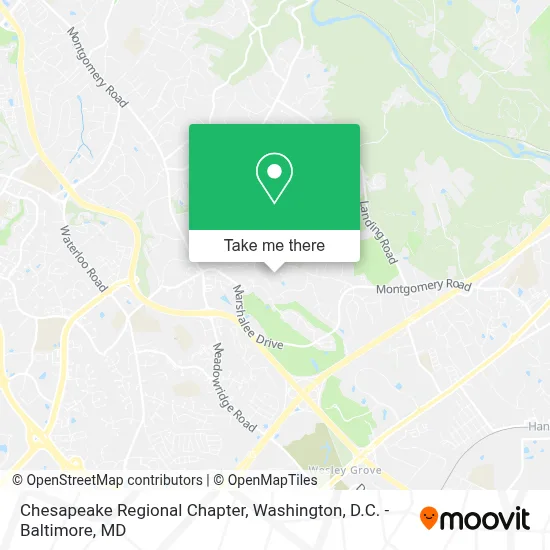 Chesapeake Regional Chapter map