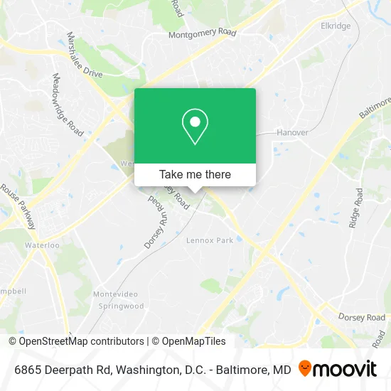 6865 Deerpath Rd map