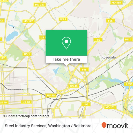 Steel Industry Services, 5921 Moravia Park Dr map