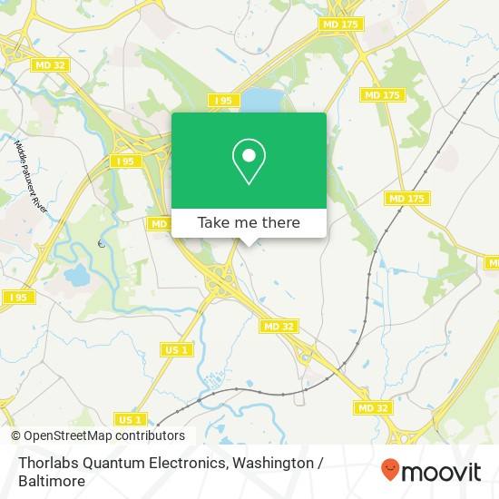 Mapa de Thorlabs Quantum Electronics