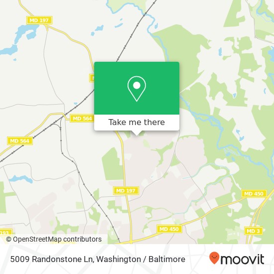 5009 Randonstone Ln, Bowie, MD 20715 map