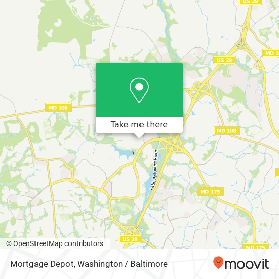 Mapa de Mortgage Depot, 5231 W Running Brook Rd