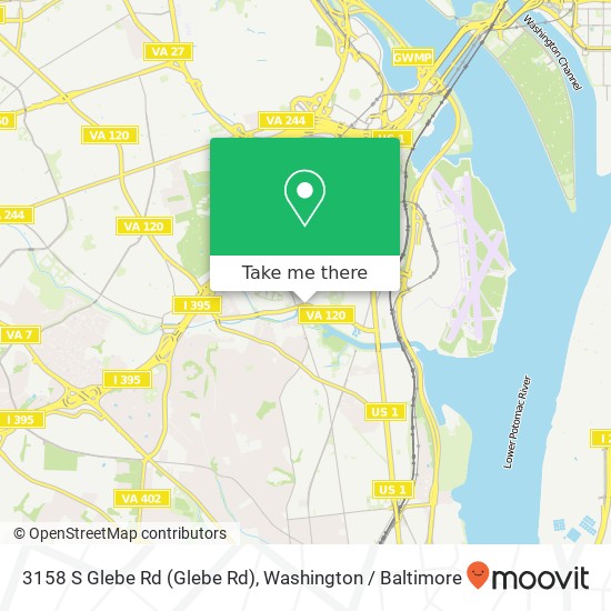 3158 S Glebe Rd (Glebe Rd), Arlington, VA 22202 map