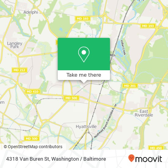 4318 Van Buren St, University Park, MD 20782 map