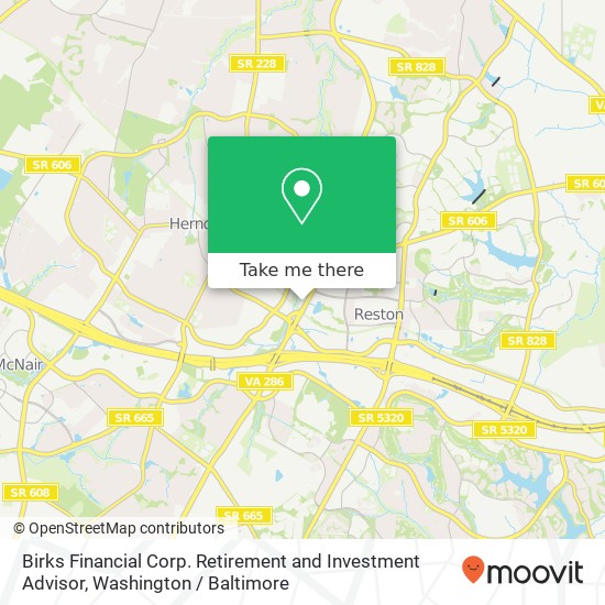 Mapa de Birks Financial Corp. Retirement and Investment Advisor, 431 Carlisle Dr