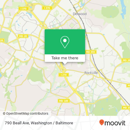 790 Beall Ave, Rockville, MD 20850 map