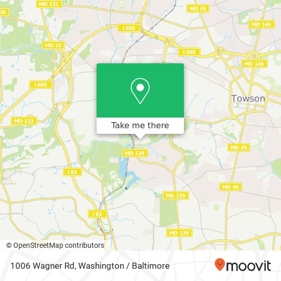 1006 Wagner Rd, Towson, MD 21204 map