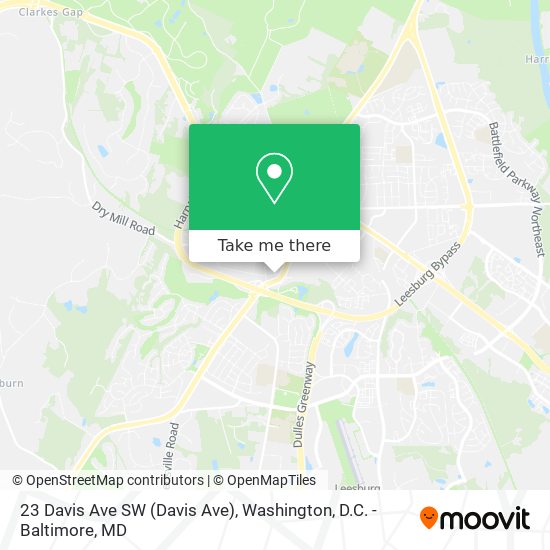 Mapa de 23 Davis Ave SW