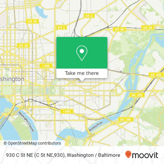 930 C St NE (C St NE,930), Washington, DC 20002 map