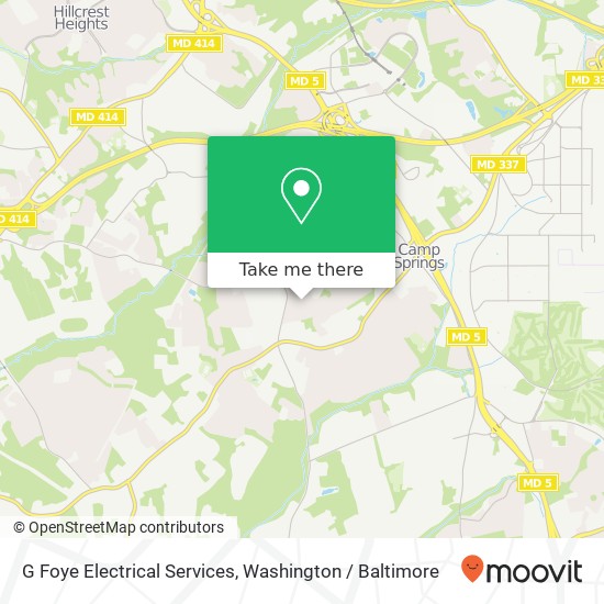 G Foye Electrical Services, 6608 Summerhill Rd map