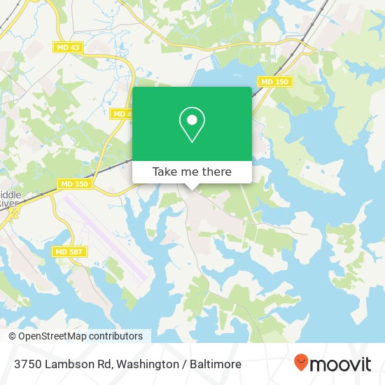 3750 Lambson Rd, Middle River, MD 21220 map
