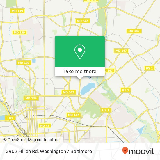 3902 Hillen Rd, Baltimore, MD 21218 map