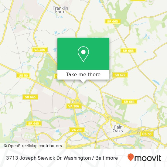 3713 Joseph Siewick Dr, Fairfax, VA 22033 map