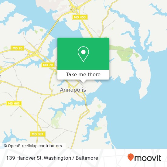 139 Hanover St, Annapolis, MD 21401 map