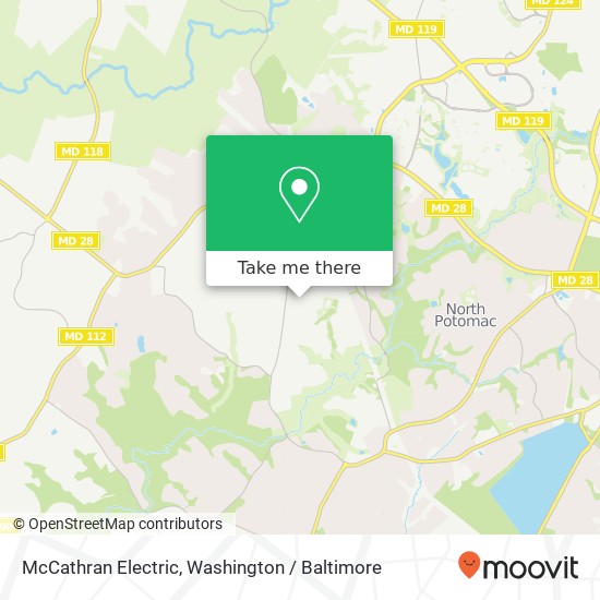 McCathran Electric map