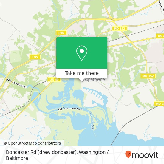 Mapa de Doncaster Rd (drew doncaster), Joppa, MD 21085