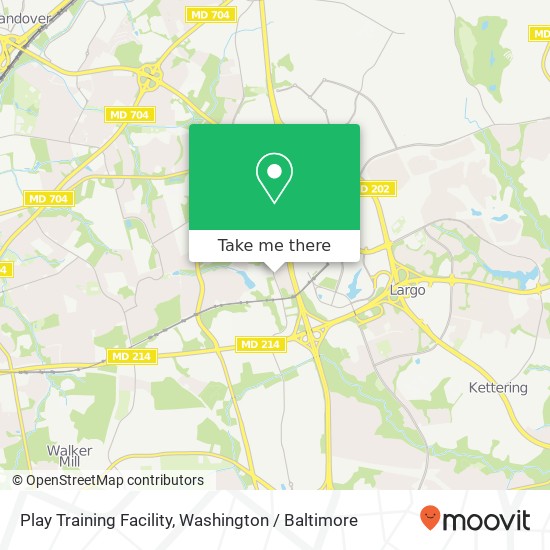 Play Training Facility, 817 Brightseat Rd map