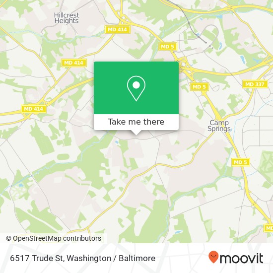 6517 Trude St, Temple Hills, MD 20748 map