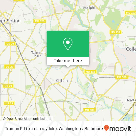 Truman Rd (truman raydale), Hyattsville, MD 20783 map