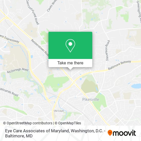 Mapa de Eye Care Associates of Maryland