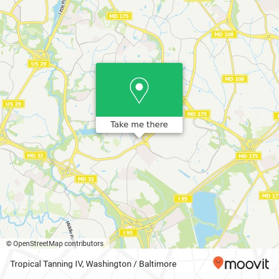 Tropical Tanning IV, 6905 Oakland Mills Rd map