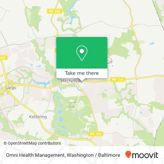 Omni Health Management, Upper Marlboro, MD 20774 map