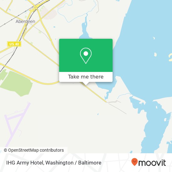 IHG Army Hotel, 2201 Aberdeen Blvd map