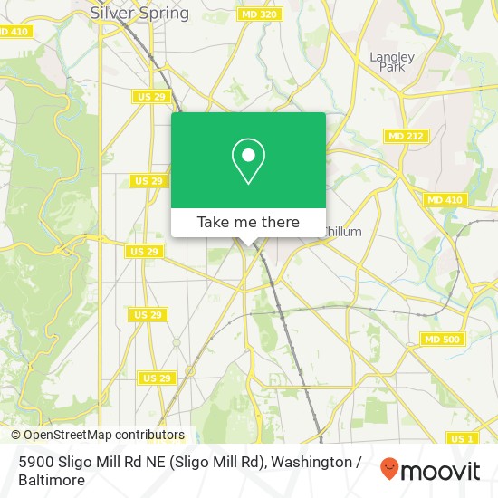 5900 Sligo Mill Rd NE (Sligo Mill Rd), Washington, DC 20011 map