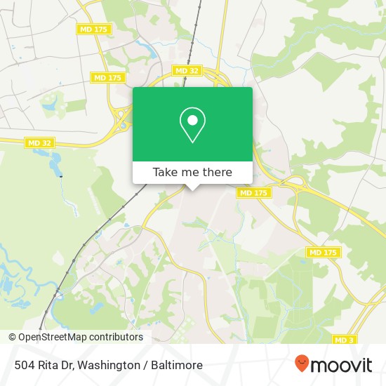 504 Rita Dr, Odenton, MD 21113 map