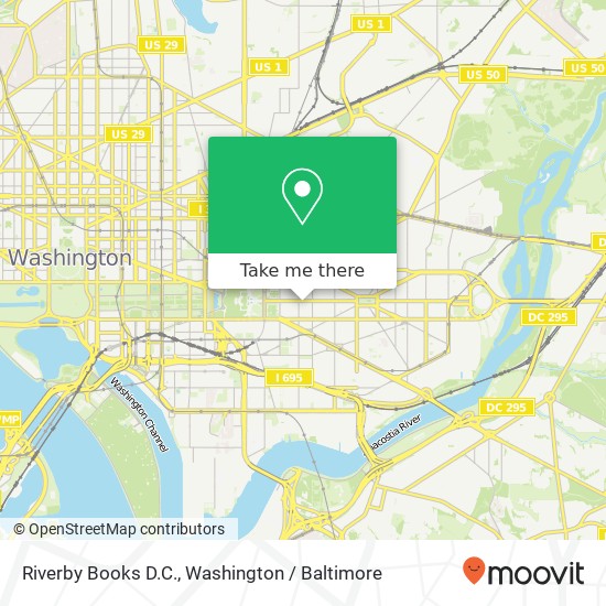 Riverby Books D.C. map