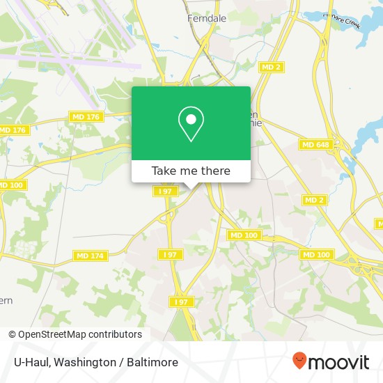 U-Haul, 7700 Quarterfield Rd map