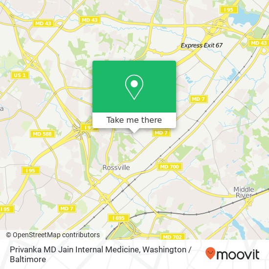 Privanka MD Jain Internal Medicine, 9101 Franklin Square Dr map