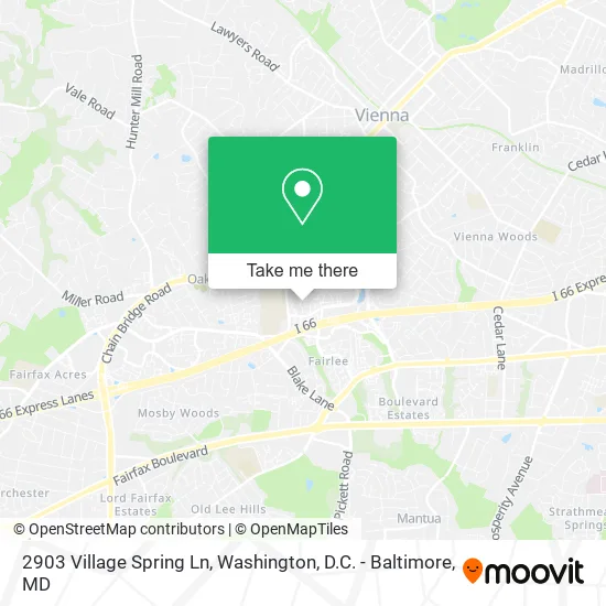 2903 Village Spring Ln map